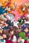  blonde_hair blue_eyes blue_hair brown_hair cake christmas food fox kanon kawasumi_mai kurata_sayuri minase_akiko minase_nayuki misaka_kaori misaka_shiori mishio_amano orange_hair pastry purple_hair red_eyes sawatari_makoto snow swatari_makoto taiyaki tsukimiya_ayu wagashi 