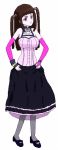  long_skirt rosario+vampire skirt skirt_hold tagme toujou_ruby 