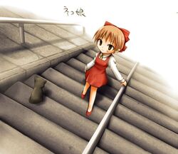  cat gegege_no_kitarou nekomusume stairs tagme 