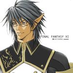  black_hair elf elvaan final_fantasy final_fantasy_xi male pointy_ears solo 