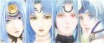  blue_eyes blue_hair comparison evolution fm77_(artist) kos-mos red_eyes xenosaga xenosaga_episode_i xenosaga_episode_ii xenosaga_episode_iii xenosaga_ii xenosaga_iii yellow_eyes 