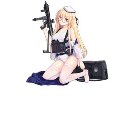  1girl :o allenes alternate_costume bag bangs beret blonde_hair blue_eyes blue_ribbon blue_skirt blush breasts collarbone full_body girls_frontline glasses gun hair_ribbon hat holding holding_gun holding_weapon load_bearing_equipment logo long_hair looking_at_viewer medium_breasts off_shoulder official_art old_school_swimsuit open_clothes open_shirt pantyhose_tug pouch ribbon school_swimsuit shirt sidelocks skindentation skirt skirt_removed solo star_model_z62 submachine_gun swimsuit thigh-highs transparent_background trigger_discipline very_long_hair watermark weapon wet wet_clothes white_headwear white_legwear white_shirt white_swimsuit z-62_(girls_frontline) 