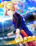  athletic blonde_hair blue_eyes character_name idolmaster idolmaster_side-m long_hair sports tsuzuki_kei 