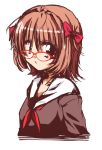  bad_id futaru_usagi glasses idolmaster school_uniform 