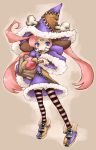  original pota striped striped_legwear striped_thighhighs thigh-highs thighhighs witch_hat 