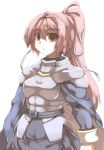  cape knight pink_hair ponytail tokyo 