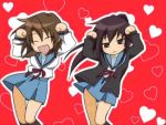  2girls animated_gif caramelldansen cute dance dancing genderswap genderswap_(mtf) gif kadokawa_shoten koizumi_itsuki koizumi_itsuki_(female) kyonko kyoto_animation repost school_uniform suzumiya_haruhi_no_yuuutsu tagme 
