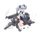  1girl ammunition_belt backpack bag baggy_clothes bangs black_footwear blue_coat blue_eyes blue_hair boots breasts brown_legwear closed_mouth coat combat_knife damaged frown full_body girls_frontline gun hair_bobbles hair_ornament holding holding_gun holding_weapon holster knife load_bearing_equipment looking_away m1895_cb_(girls_frontline) machine_gun off_shoulder official_art open_clothes open_coat pouch short_hair sidelocks sitting socks solo torn_clothes transparent_background trench_coat twintails violet_eyes walking weapon x_hair_ornament 