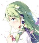  1girl green_hair kochiya_sanae miyase_mahiro touhou 