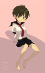  feet original school_uniform serafuku ukke 