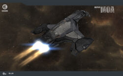  3d brown_background caldari_state_(eve_online) clouds combat_ship_(eve_online) commentary company_logo company_name copyright_logo copyright_name cruiser_(eve_online) english_commentary eve_online fire flying glowing highres ishukone_corporation_(eve_online) logo maya_(medium) military_vehicle no_humans official_art outdoors photoshop_(medium) radio_antenna realistic science_fiction shadow space spacecraft star_(sky) starry_sky_background thrusters vehicle_focus vehicle_name ymir_jonsson 