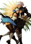  1girl armor armored_dress gwendolyn langewong odin_sphere oswald white_hair 