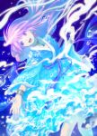  1girl breasts dragon_quest dragon_quest_ii dress long_hair princess_of_moonbrook purple_hair solo yuza 