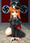 empty_eyes general_hat hat nazi peaked_cap serio skull swastika to_heart world_war_ii wwii 