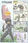  akita_morgue anger_vein bird comic crysis gun highres kikai_(akita_morgue) kiwi nanosuit power_armor power_suit translated translation_request turtle weapon 