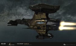  3d absurdres advanced_ship_(eve_online) assault_ship_(eve_online) caldari_state_(eve_online) clouds combat_ship_(eve_online) commentary company_logo company_name copyright_logo copyright_name cruiser_(eve_online) dated emblem english_commentary english_text eve_online fire flying glowing grey_background hangar highres ishukone_corporation_(eve_online) logo maya_(medium) military_vehicle moa_(eve_online) no_humans official_art outdoors photoshop_(medium) radio_antenna realistic science_fiction space spacecraft star_(sky) starry_sky_background tech_2_ship_(eve_online) thrusters vehicle_focus ymir_jonsson 
