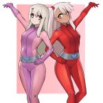  bodysuit chloe_von_einzbern donburikazoku fate/kaleid_liner_prisma_illya fate_(series) highres illyasviel_von_einzbern totally_spies 