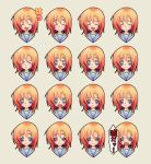  expressions higurashi_no_koro_ni orange_hair ryuuguu_rena when_they_cry 
