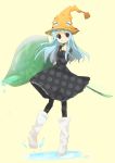  blue_hair eruka_frog hat pantyhose soul_eater witch witch_hat 