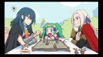  3girls blue_sky board_game byleth_(fire_emblem) byleth_eisner_(female) byleth_eisner_(female) cape chess chess_piece chessboard cup edelgard_von_hresvelg elf female_my_unit_(fire_emblem:_three_houses) fire_emblem fire_emblem:_three_houses fire_emblem:_three_houses fire_emblem_16 garreg_mach_monastery_uniform goddess green_hair human intelligent_systems loli long_hair looking_at_another manakete mikoyan multiple_girls my_unit_(fire_emblem:_three_houses) nintendo silver_hair sky smile sothis_(fire_emblem) teacup teenage upper_body 