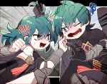  1boy 1girl anger_vein armor black_gloves blue_eyes blue_hair brother_and_sister byleth_(fire_emblem) byleth_eisner_(female) byleth_eisner_(male) byleth_eisner_(female) byleth_eisner_(male) female_my_unit_(fire_emblem:_three_houses) fire_emblem fire_emblem:_three_houses fire_emblem:_three_houses fire_emblem_16 friedbirdchips gloves hair_grab intelligent_systems male_my_unit_(fire_emblem:_three_houses) medium_hair my_unit_(fire_emblem:_three_houses) nintendo one_eye_closed open_mouth short_hair siblings sora_(company) super_smash_bros. 