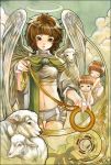  archangel art_nouveau chkuyomi halo sheep wings 