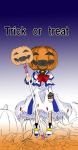  halloween mahou_shoujo_lyrical_nanoha parody pumpkin raising_heart takamachi_nanoha weapon white_devil 