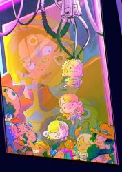  1boy bandaid bandaid_on_face bandaid_on_nose blonde_hair brook_(one_piece) buzz_cut freckles hashtag-only_commentary hat heart heart-shaped_eyes highres horns long_hair long_nose monkey_d._luffy nami_(one_piece) nico_robin ok_danka one_piece orange_hat portgas_d._ace red_shirt roronoa_zoro sabo_(one_piece) sanji_(one_piece) scar scar_across_eye scar_on_face shirt short_hair smile sticker straw_hat straw_hat_pirates stuffed_toy sunglasses thousand_sunny tongue tongue_out tony_tony_chopper usopp v-shaped_eyebrows very_short_hair yamato_(one_piece) 