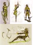  armor highres ninja sarutobi_sasuke sengoku_basara shuriken tsuchibayashi_makoto 