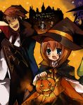  hat pumpkin ronoue_genji suzushiro_kurumi umineko_no_naku_koro_ni ushiromiya_battler ushiromiya_kinzou ushiromiya_kyrie ushiromiya_maria witch_hat 