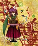  bad_id chibi green_hair hakurei_reimu hieda_no_akyu hieda_no_akyuu kazami_yuuka musical_note purple_hair radio rod_of_remorse shikieiki_yamaxanadu short_hair touhou 