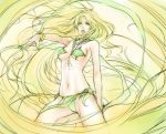  bikini blonde_hair final_fantasy final_fantasy_iv long_hair solo swimsuit very_long_hair yellow_eyes 