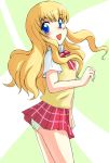  koiwai_flora long_hair nanatsuiro_drops panties school_uniform underwear 