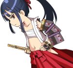  e10 etrian_odyssey katana ponytail ronin_(etrian) sarashi sekaiju_no_meikyuu sword weapon 