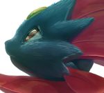  brown_eyes closed_mouth commentary_request creature dappi eyelashes face frown gen_4_pokemon looking_away looking_up no_humans pokemon pokemon_(creature) realistic simple_background solo weavile white_background 