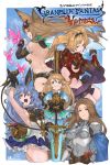  :p absurdres animal_ears armor bangs belt black_gloves blonde_hair blue_dress blue_eyes blue_hair brown_eyes brown_hair bug butterfly cape charlotta_fenia crown detached_sleeves dress erune ferry_(granblue_fantasy) frills gauntlets gloves granblue_fantasy green_eyes hair_between_eyes harvin highres holding holding_sword holding_weapon insect katalina_aryze katarina_(fire_emblem) long_hair metera_(granblue_fantasy) midriff mole mole_under_mouth n9+ pointy_ears polearm puffy_sleeves sleeveless sleeveless_dress smile sword tongue tongue_out twintails violet_eyes weapon whip zeta_(granblue_fantasy) 
