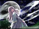  long_hair moon naruse_chisato sky tagme 