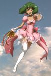  cosplay dress macross macross_frontier ranka_lee thigh-highs 