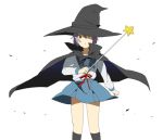  hayato_(meromoni) nagato_yuki school_uniform serafuku suzumiya_haruhi_no_yuuutsu wand witch_hat 