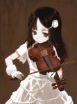  flower gloves instrument instruments pale pale_skin shiden violin 