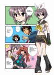  comic cosplay fu-ka hatsune_miku hatsune_miku_(cosplay) kagamine_rin kagamine_rin_(cosplay) kyon nagato_yuki parody romaji suzumiya_haruhi suzumiya_haruhi_no_yuuutsu thighhighs translated vocaloid 