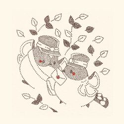  animal_focus bag bird envelope hat highres holding holding_envelope holding_letter leaf letter long-tailed_tit mailman no_humans original shoulder_bag stippling_(texture) tit_(bird) traditional_media usagi_shigeko wax_seal 