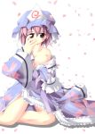  breasts huge_breasts japanese_clothes pink_hair saigyouji_yuyuko short_hair touhou usuusu 