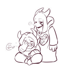  ... 2021 2boys 2d alternate_form animal_ears anthro artist_name asgore_dreemurr asriel_dreemurr asriel_dreemurr_(god_of_hyperdeath) barefoot beard black_sclera colored_sclera crown crying deformed delta_rune_(symbol) digital_media droopy_ears duo face_mark facial_hair fangs father_and_son floppy_ears full_body furry furry_male goat goat_boy goat_ears goat_horns horns long_sleeves male mammal monochrome monster monster_boy multiple_boys purple_robe robe simple_background sitting speech_bubble spoken_ellipsis standing tears undertale utdr_(toby_fox) white_background white_fur white_horns zwagyzonk 