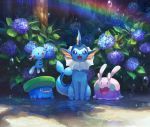  ._. gen_1_pokemon gen_2_pokemon gen_3_pokemon gen_6_pokemon goomy lotad pippi_(pixiv_1922055) reflection vaporeon water wooper 