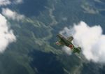  absurdres aircraft airplane clouds grass highres j2m_raiden landscape military motion_blur nature original outdoors propeller road scenery soranokakera01 tree world_war_ii 