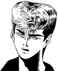  1boy anime cigarette great_teacher_onizuka onizuka_eikichi 