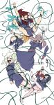  6girls akko_kagari barefoot diana_cavendish glasses_removed laughing little_witch_academia lotte_jansson shoes_removed sucy_manbavaran tickling ursula_charistes 