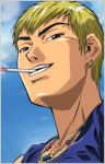  1boy anime cigarette great_teacher_onizuka onizuka_eikichi 