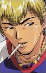  1boy anime cigarette great_teacher_onizuka onizuka_eikichi 